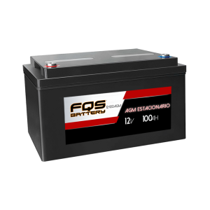Batería 12-100 AGM cíclica con válvula Vrla 100Ah Polaridad Izda +Productos Baterías