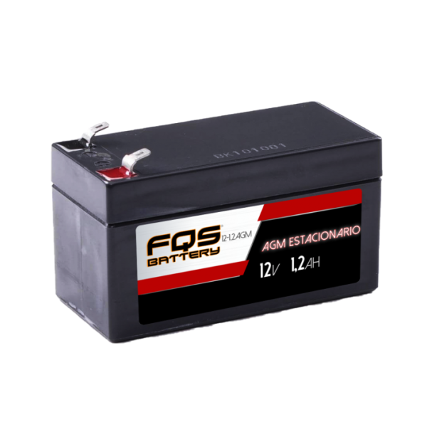 Batería 12-1.2 AGM cíclica con válvula Vrla 1,2Ah Polaridad + Dcha +Productos Baterías