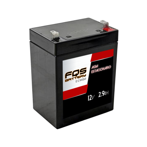 Batería 12-2.9 AGM cíclica con válvula Vrla 2,9Ah + Dcha +Productos Baterías