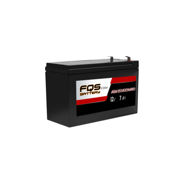 Batería 12-7 AGM cíclica con válvula Vrla 7Ah + Izda +Productos Baterías