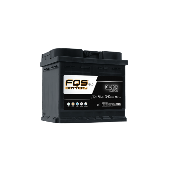 Batería Black L1 12v 44Ah 340A En + D, FQS FQS44.0 Amperios 40Ah a 60Ah Baterías