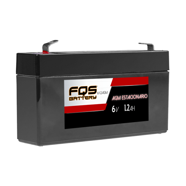 Batería 6-1.2 AGM cíclica con válvula Vrla 1,2Ah + Izda +Productos Baterías