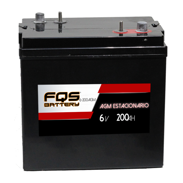 Batería 6-200 AGM cíclica con válvula Vrla 200Ah + Ambas +Productos Baterías