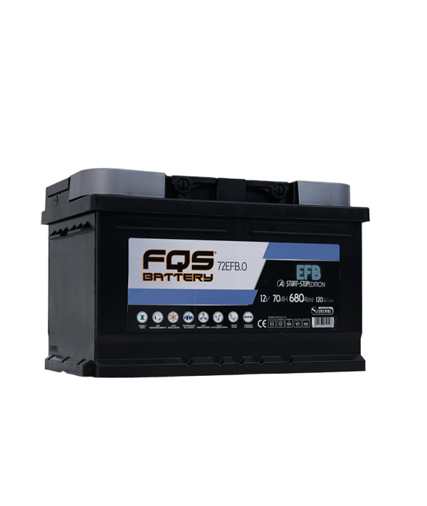 Batería de coche - Gama EFB Edition Start-Stop 70Ah +Dcha - AG baterías