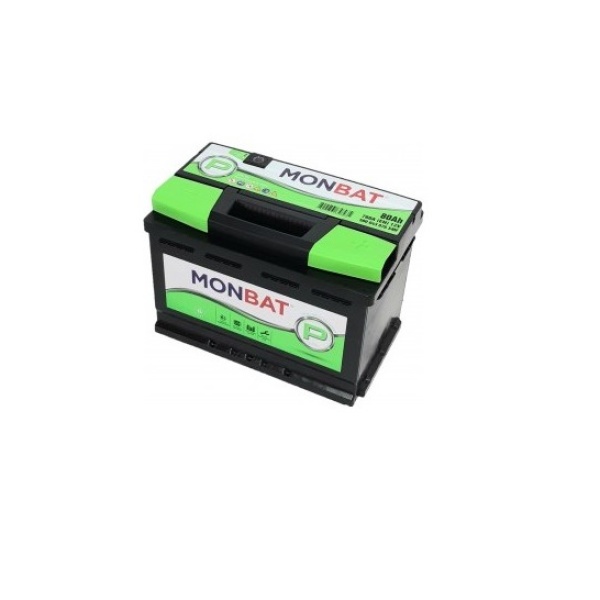 Batería de Coche 80Ah  Monbat Premium Series +Dcha. - AG baterías