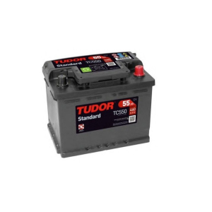 Batería de coche | TUDOR STANDARD 55Ah + Dcha Amperios 40Ah a 60Ah Baterías