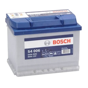 Batería De Coche 60 Ah 540 A EN Bosch S4006 + Izquierda Amperios 40Ah a 60Ah Baterías