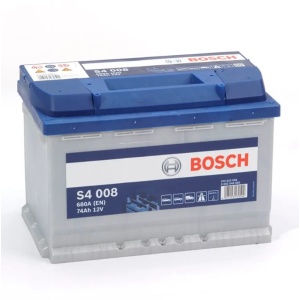 Batería De Coche 74 Ah 680 A EN Bosch S4008 Amperios 70Ah a 80Ah Baterías