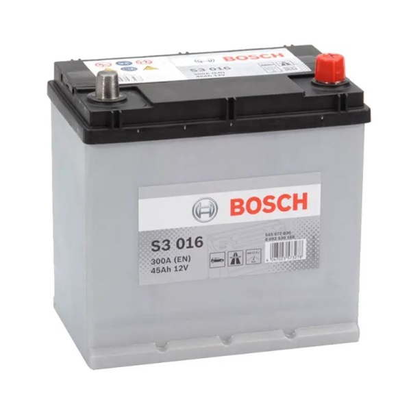 Batería De Coche 45 Ah 300 A EN Bosch S3016 Amperios 40Ah a 60Ah Baterías