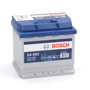 Batería De Coche 52 Ah 470 A EN Bosch S4002 Amperios 40Ah a 60Ah Baterías