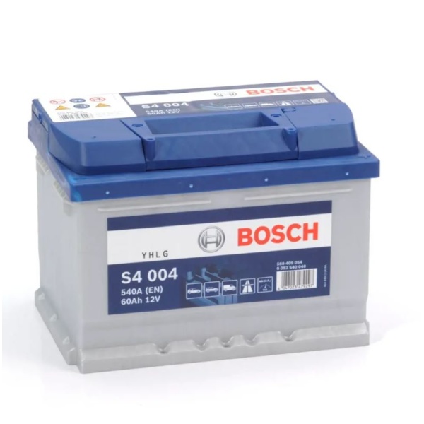 Batería De Coche 60 Ah 540 A EN Bosch S4004 Amperios 40Ah a 60Ah Baterías