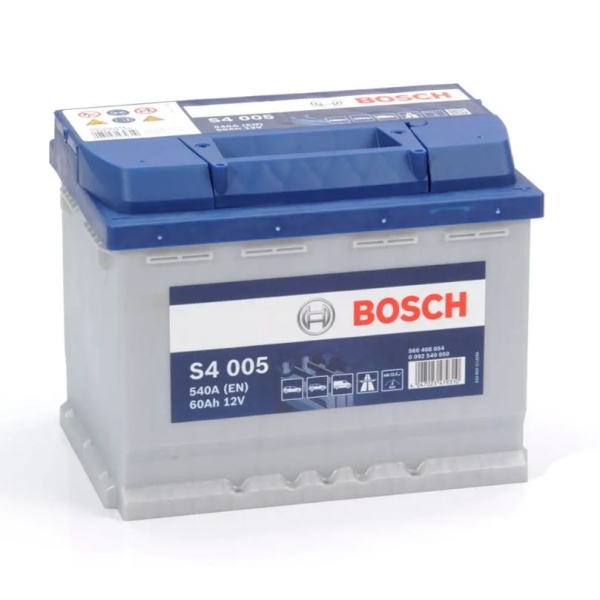 Batería De Coche 60 Ah 540 A EN Bosch S4005 Amperios 40Ah a 60Ah Baterías