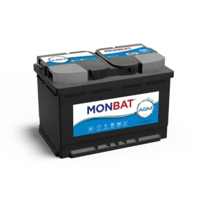 MONBAT MT70AGM – BATERíA MONBAT SERIE AGM 70AH. 760A + DERECHA AGM Start-Stop Baterías