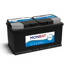BATERíA MONBAT SERIE AGM 95AH. 860A + DERECHA AGM Start-Stop Baterías