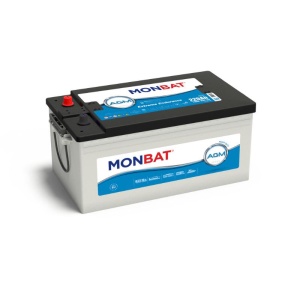 Batería MONBAT Serie AGM HD 220AH 1400A + Izquierda Agrícolas Baterías