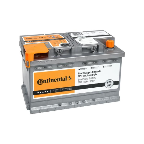 Batería Continental Efb LB3 12V 65Ah 650A EN + D AGM-EFB-START STOP Baterías