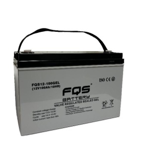 FQS FQS12-100GEL – Batería Industrial GEL 12v 100Ah Amperios 100Ah a 120Ah Baterías