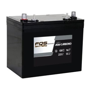 FQS FQS12-105AGMC – Batería Agm Carbono 12v 108Ah C20 + I AGM Baterías