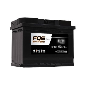 FQS FQS55A.0 – Batería Black L2 12v 55Ah 500A En + D Amperios 40Ah a 60Ah Baterías