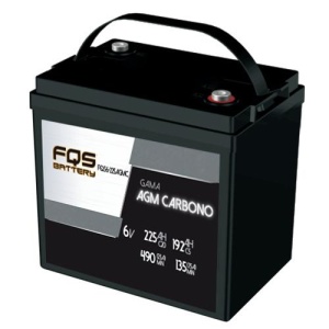 Batería Agm Carbono 6v 225Ah C20 + DIAG Amperios 200Ah a 250Ah Baterías