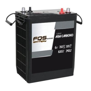 Batería Agm Carbono 6v 350Ah C20 + DIAG Agrícolas Baterías
